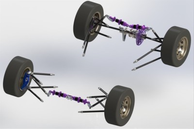 The suspension on the Formula Student Car